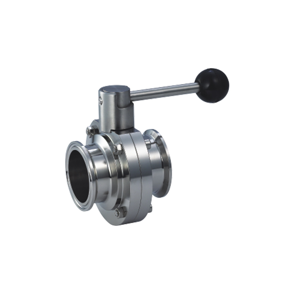 Stainless steel butterfly valve clamp end