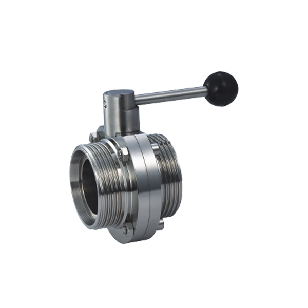 Stainless steel butterfly valve thread end