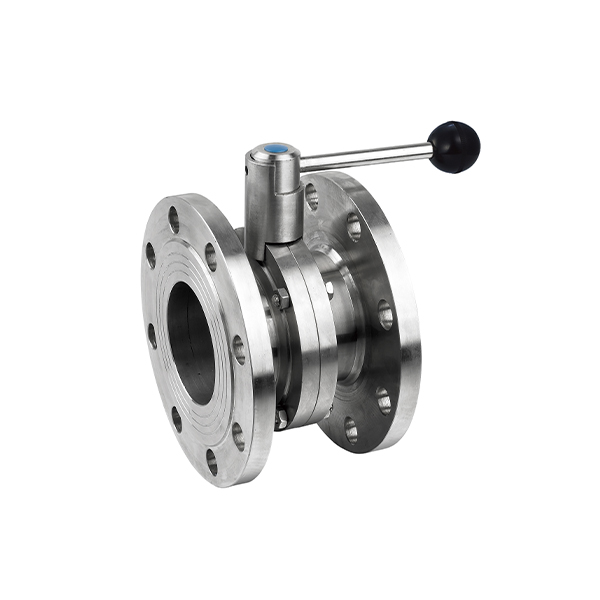 Sanitary Buttery Valve Flange End