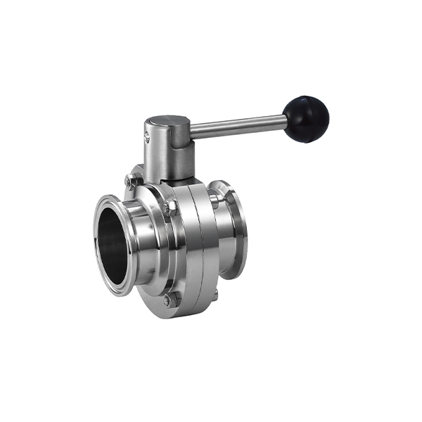 Sanitary Butterfly Valve Clamp End with Pull Handle