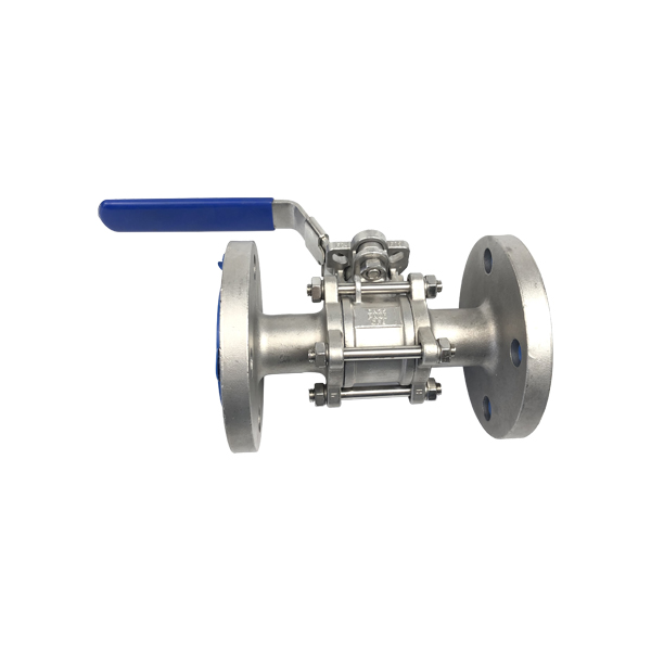 3pcs flange ball valve