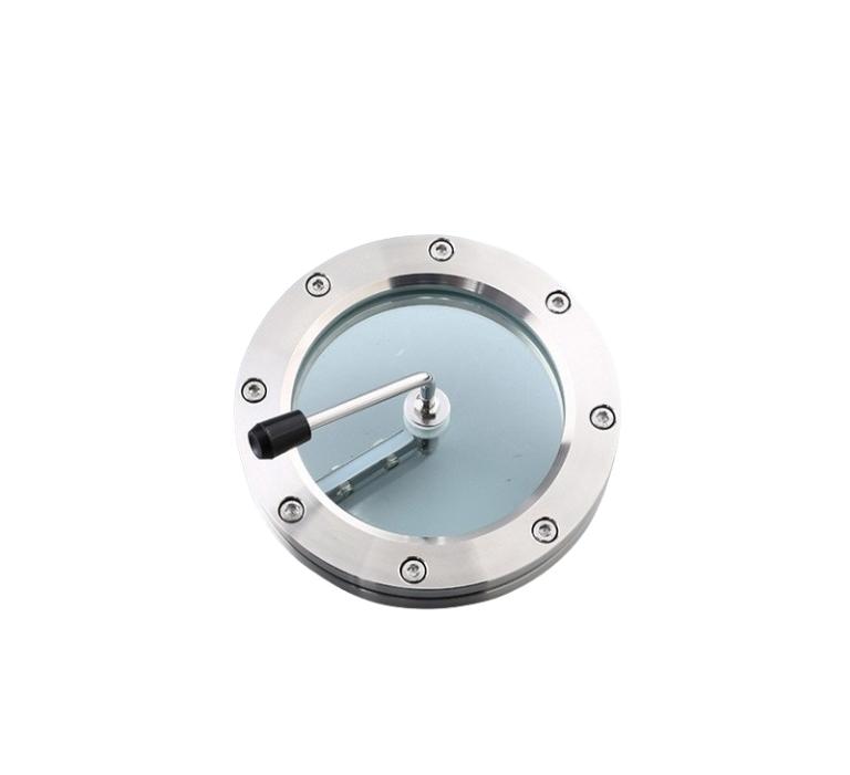 Sanitary Stainless Steel Flange Type Sight Glass with Brush