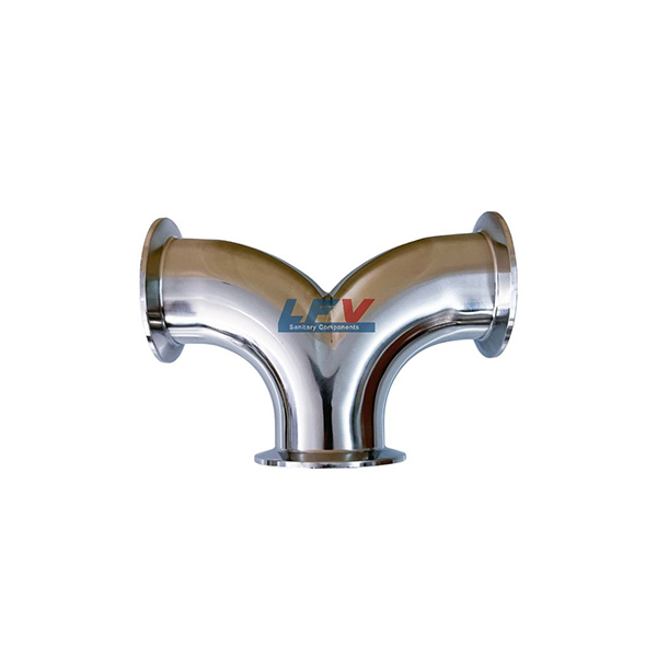 Bpe Sanitary Y-Type Stainless Steel Tee for Chemical Industry